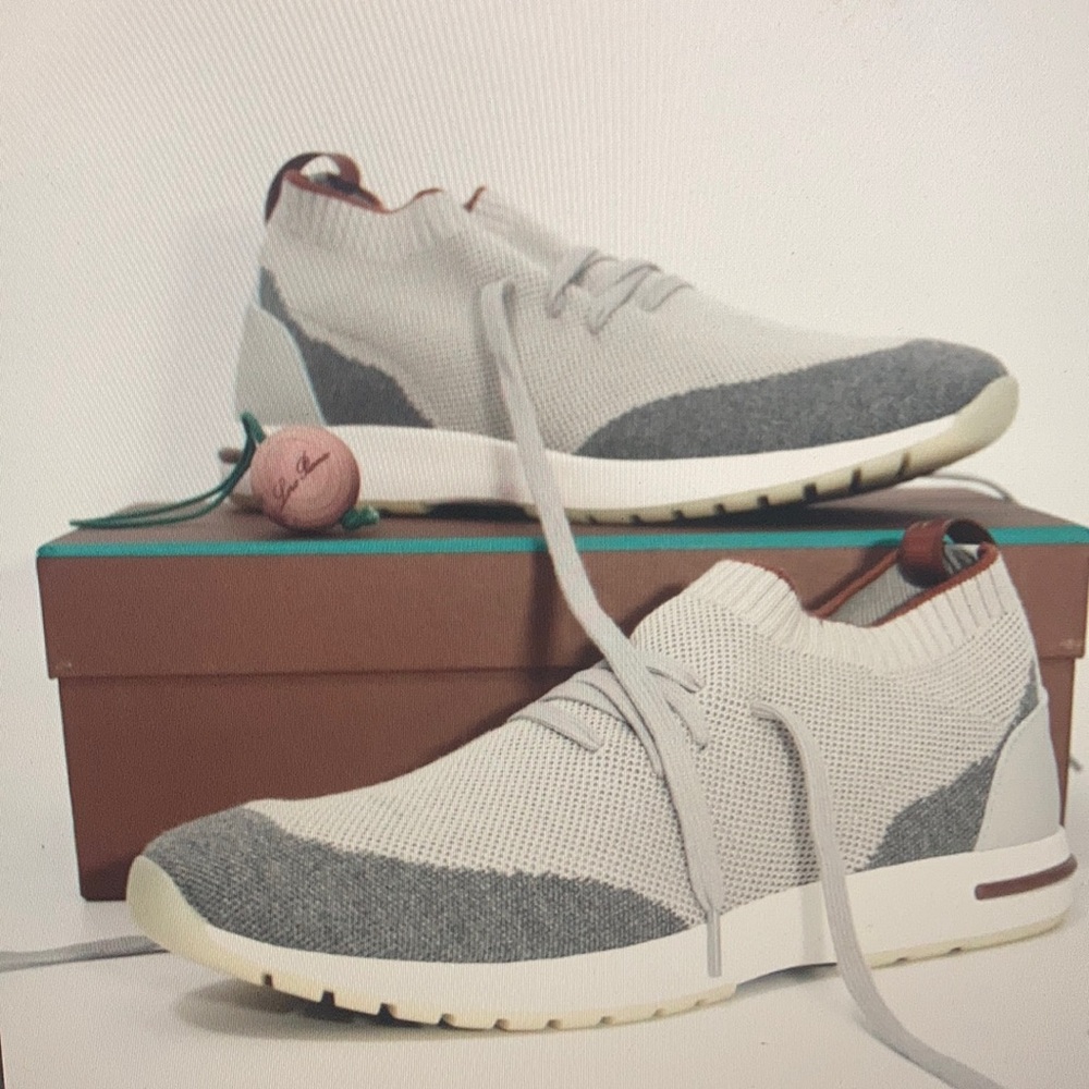 Loro Piana Capsule Collection Knitted Casual Sneakers and Socks